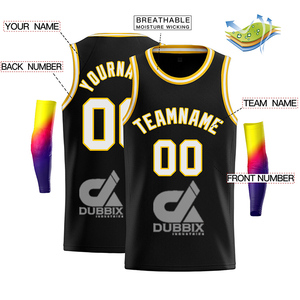 Maillots de basket-ball sans manches personnalisés avec impression par sublimation, respirants, à séchage rapide, antibactériens, pour adultes, vêtements d'équipe - Product Image 2