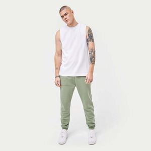 Wholesale Fleece Jogger Custom Logo Slim Fit <b>Elastic</b> Waist Casual Breathable Quick Dry 100% Cotton Men's Joggers Pants - Product Image 1