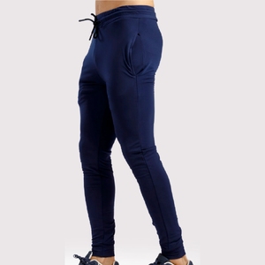 กางเกงกีฬาฟิตเนสของผู้ชายกางเกงลำลองขนแกะสีพื้นขนาดยุโรปกางเกงกีฬายุโรปและอเมริกาใหม่ - Product Image 1