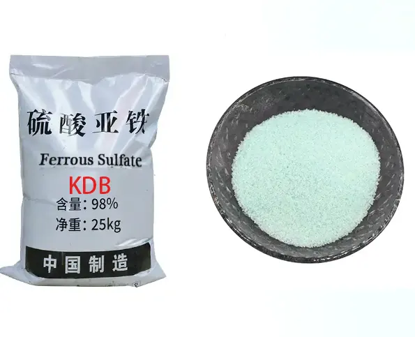High Quality Wholesale green crystal feso4.7h2o ferrous sulphate heptahydrate for fertilizer