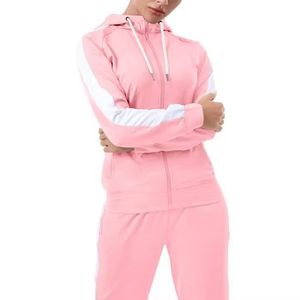 2025 Vente en gros Logo personnalisé Femme Slim Fit Sweat Suit 2 pièces Pantalon Ensemble Survêtement de qualité supérieure - Product Image 4