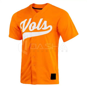 Team Name Numbers Make Your Own Button-Down Sportswear <b>Tee</b> Shirts Custom Full Sublimation <b>Baseball</b> Jersey - Product Image 3
