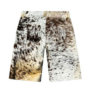 Shorts en cuir de vache pour hommes au design unique, prix de gros, qualité supérieure, design personnalisable, également avec poches, shorts en cuir de vache pour hommes - Product Image 2