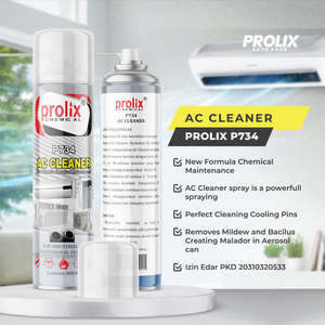 El limpiador de aire acondicionado Prolix P734 elimina eficazmente las bacterias que causan el mal olor, manteniendo el aire limpio y fresco todos los días. - Product Image 1