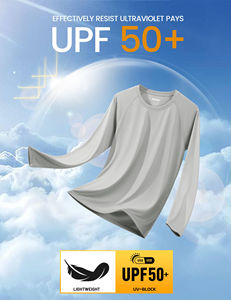 Léger UPF50 + Ventilateurs de veste de refroidissement Cool Stressfulness Climatiseur Manches longues pour le travail Pêche Sun Rash Guard - Product Image 4