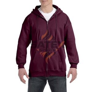 เสื้อฮู้ดซิปผู้ชายผ้าฟลีซคุณภาพสูง พิมพ์ลายปักลายตามสั่ง ระบายอากาศได้ดี เหมาะสำหรับฤดูหนาว สไตล์สตรีทแวร์ ราคาสมเหตุสมผล ผลิตจากผ้าฝ้าย 100% - Product Image 5