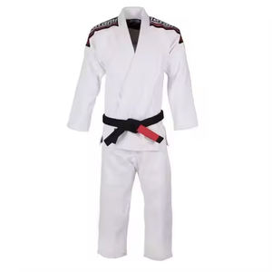 Jitsu BJJ GI เครื่องแบบศิลปะการต่อสู้ชุด BJJ GI ชุดกิโมโน JJ GI แบบเรียบน้ำหนักเบา - Product Image 4