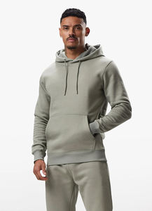 Sudadera con capucha de felpa francesa de algodón personalizada para hombre, ropa de calle desgastada con lavado ácido y ajuste regular pesado, sudadera Lisa para hombre - Product Image 2