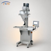 Machine de remplissage à vis sans fin pour poudre d'épices, de soja et de noix de coco râpée, avec remplissage par souderie complète