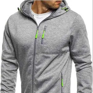 Conjunto Deportivo de Otoño para Hombre de Alta Calidad, Sudadera con Cremallera y Pantalones Jogger de Poliéster/Algodón, Secado Rápido, Resistente al Viento - Product Image 1