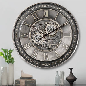 Nouvelle horloge murale en laiton pour salle d'étude, salle à manger, bureau et décoration murale extérieure - Product Image 5