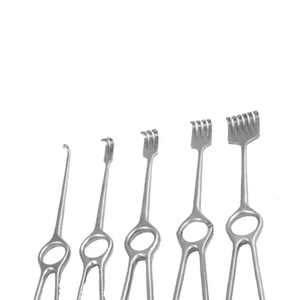 Retractor Volkmann, Instrumento Quirúrgico de Acero Inoxidable de Grado Quirúrgico, Manual, Autoclavable, Herramienta de Cirugía General Ortopédica - Product Image 2