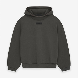 Sweat à capuche épais et épais avec logo personnalisé pour hommes Pull-over vierge de haute qualité en coton Sweat à capuche unisexe avec logo de petite étiquette - Product Image 3