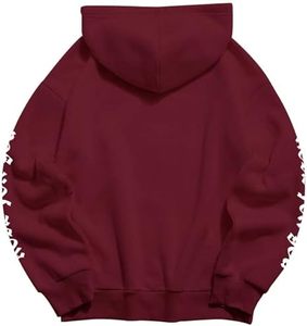 Sweat-shirts décontractés pour hommes en polyester/coton polaire, couleur unie, coupe régulière avec poche, écologiques, séchage rapide, respirants - Product Image 1