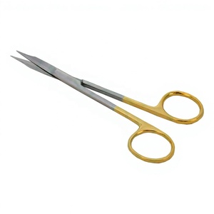 Tijeras Iris DADDY D PRO al por Mayor, Instrumentos Médicos TC Rectos de Alta Calidad con Estándar Alemán, Instrumentos Quirúrgicos Básicos con Certificación CE - Product Image 1