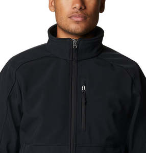 Vestes de sport personnalisées pour hommes Manteaux gris de camping extérieur imperméables thermiques avec motif patchwork - Product Image 2