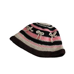 Sombrero de Pescador Estilo 2025, Casual, de Verano, Hecho a Mano con Crochet y Lazo Trenzado Colorido, Ideal para Viajes Cortos - Product Image 5