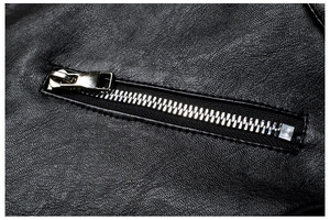 Vestes en cuir PU de haute qualité pour hommes printemps, automne, col montant solide personnalisé de bonne qualité veste pour hommes à la mode pour hommes - Product Image 6