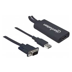 Convertidor de Video VGA y USB a HDMI Negro 152426 para Divisores y Convertidores - Product Image 5