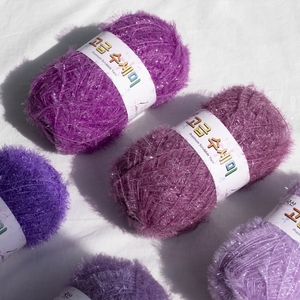 YARNA High Luffa (500g) Esponja de poliéster de alta calidad para baño, lavable, para ganchillo, uso doméstico, a granel, DIY, de felpa, de temporada - Product Image 1