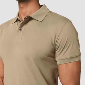 Camiseta Polo Personalizada Transpirable de Algodón y Poliéster, Camiseta Polo Ajustada para Hombre, Camisetas Polo Casuales - Product Image 2