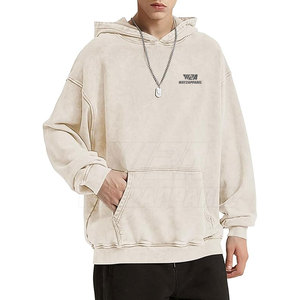 OEM superventas hecho a medida transpirable diseño personalizado Pull Up sudaderas con capucha de gran tamaño de los hombres de moda sudaderas con capucha de gran tamaño - Product Image 1