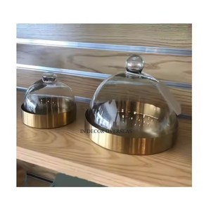 Silver Shiny Polished Stainless Steel Round Shape Dry <b>Fruits</b> And Nuts Food Serving <b>Bowls</b> With <b>Wooden</b> Tray And Spoon Kitchenware - Product Image 3