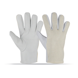 ถุงมือหนังแพะสำหรับขับรถถุงมือกันความร้อนป้องกันไฟฟ้าสถิตย์15ล้านคนถุงมือหนังแพะก่อสร้างทางอุตสาหกรรมที่สะดวกสบาย - Product Image 2