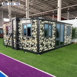 700mm Mini 20 pies de doble ala casa contenedor extensible Mini casa adecuada para la construcción de sitios de emergencia - Product Image 1