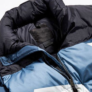 Veste d'hiver décontractée à col montant en coton rembourré avec fermeture éclair, vêtements de rue personnalisés, vêtements d'extérieur, vestes pour hommes - Product Image 6