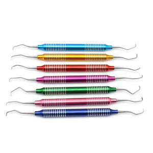 Juego de Instrumentos Quirúrgicos Dentales Gracey, Juego de Curetas Gracey de 7 Piezas - Product Image 1