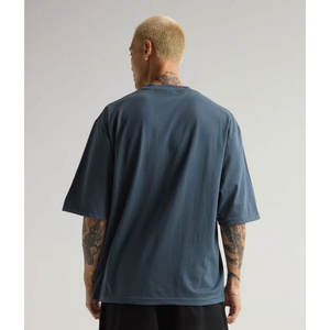 Men Summer Pure Cotton <b>Shirt</b> Oversized <b>T</b> <b>Shirt</b> Solid Color <b>Large</b> Size Short Sleeve Round Shoulder Summer Washed <b>T</b> <b>Shirt</b> - Product Image 2