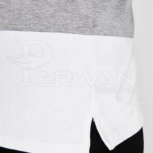 Venta al por mayor 100% algodón hombres camisetas cómodo cuello redondo diseño personalizable transpirable patrón sólido camisetas para hombres - Product Image 6