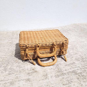 Precioso conjunto de maletas para niños, maletas pequeñas de mimbre de ratán para bebés, maletas de mimbre naturales hechas a mano de primera calidad - Product Image 1