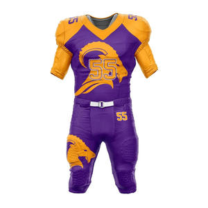 Meilleures ventes Uniforme de football américain pour jeunes Conception personnalisée Vêtements d'équipe de haute qualité avec fonction grande taille Prix bon marché - Product Image 1