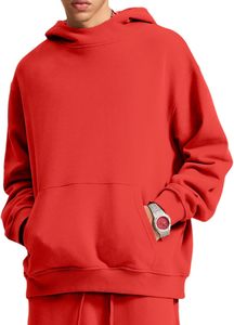 Nuevo diseñador de lujo 100% algodón Terry Heavyweight Oversize Hoodie Custom Made Unisex Liso Sudaderas con capucha de gran tamaño - Product Image 2
