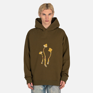 Jersey superventas peso medio 50% Algodón 45% poliéster hombres bordado algodón mezclado Sudadera con capucha para invierno - Product Image 1