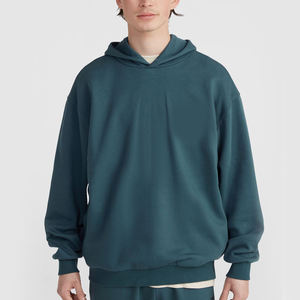 High Quality Puff Printing Heavyweight <b>Thick</b> <b>Men</b> Hoody Oversized Custom logo Drop Shoulder Winter <b>Hoodie</b> for <b>Men</b> - Product Image 3