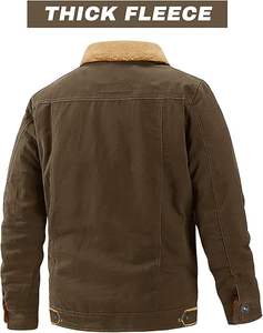 Veste en cuir de vachette faite à la main, doublure intérieure en fourrure pour hommes, vêtements d'extérieur chauds pour l'hiver, mode de qualité supérieure pour les acheteurs de luxe - Product Image 6