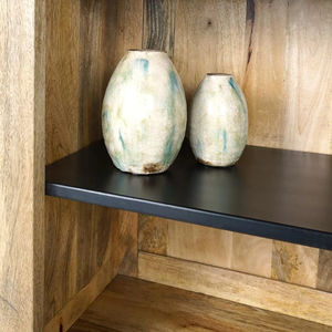 Armoire industrielle de bar en manguier armoire de cuisine en bois d'acacia meubles de salle à manger buffet en bois massif meuble de chambre à coucher - Product Image 5