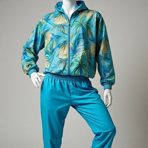 Logo personnalisé OEM Jogging réfléchissant Nylon Coton Survêtement Homme Coupe-vent Survêtement Homme - Product Image 2