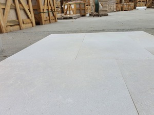 Marbre beige sablé 20x20cm, petits échantillons, dalles modernes pour sols intérieurs et allées, fabriquées en Turquie, décoration de jardin et extérieur - Product Image 4