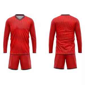 Ensembles de maillots de gardien de but de football pour hommes, respirants, imprimés, été, manches longues, haut de sport pour l'entraînement au football, vente en gros - Product Image 6