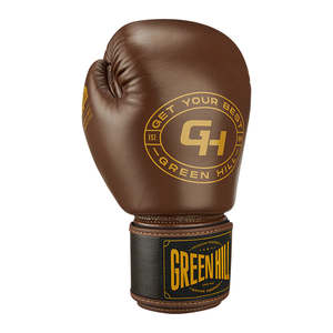 Gants de boxe personnalisés pour enfants Thunder-Brown/Tan 12 oz en cuir de vachette avec lacets au poignet, logo personnalisé, équipement MMA - Product Image 1