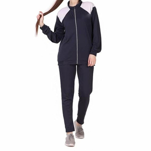 Ensemble de survêtement assorti de nouvelle conception pour femmes, fabriqué en tissu extensible, parfait pour la salle de sport, les joggings, les voyages ou les journées décontractées de week-end - Product Image 1