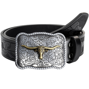 Cinturón de cuero para hombre, Cinturón reversible, cinturón de vestir elegante, hebilla ajustable para regalo de hombre - Product Image 3