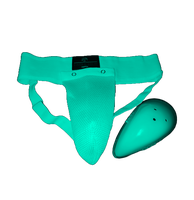 Protector Inguinal Negro para Artes Marciales, Kick Boxing, Protector de Entrepierna, Copa de Seguridad para Entrenamiento, Equipo de Protección de Poliéster para Hombre