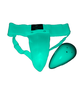 Green <b>Groin</b> Guard Supporter for Martial Arts Kick Boxing Crotch <b>Protector</b> Training Safety Cup Protective Sports Protective Gear - Product Image 1