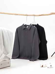 Sweat-shirt décontracté pour homme en maille à pois, 100% coton respirant, taille plus, personnalisé, style polo Lauren, été 2025 - Product Image 6