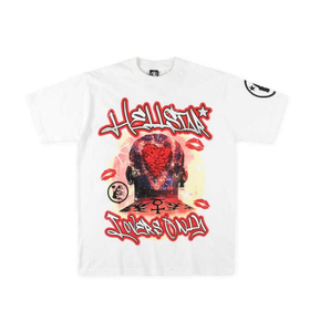 Venta al por mayor de peso pesado de alta calidad en blanco frontal logotipo personalizado impreso Anti-Shrink Dept hombres camisetas de gran tamaño Drop Shoulder - Product Image 3